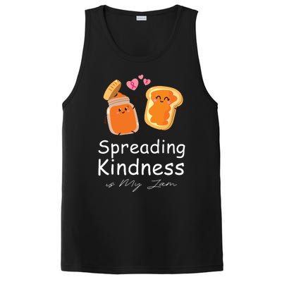 Funny Spreading Kindness Is My Jam Orange Unity Day PosiCharge Competitor Tank