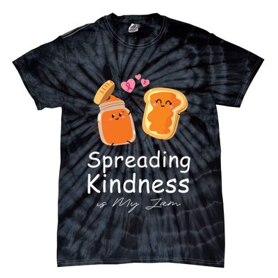Funny Spreading Kindness Is My Jam Orange Unity Day Tie-Dye T-Shirt