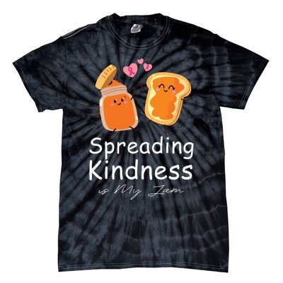 Funny Spreading Kindness Is My Jam Orange Unity Day Tie-Dye T-Shirt