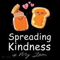 Funny Spreading Kindness Is My Jam Orange Unity Day Toddler Hoodie