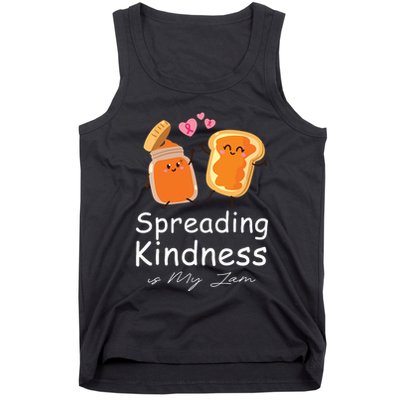 Funny Spreading Kindness Is My Jam Orange Unity Day Tank Top
