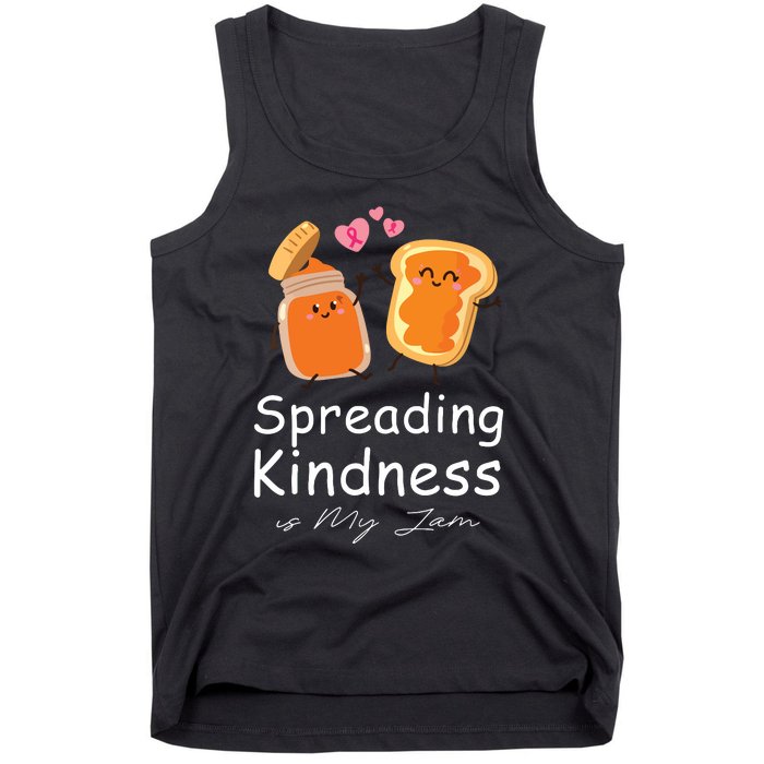 Funny Spreading Kindness Is My Jam Orange Unity Day Tank Top