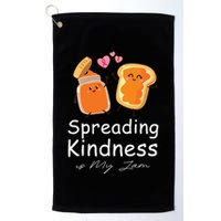 Funny Spreading Kindness Is My Jam Orange Unity Day Golf Towel
