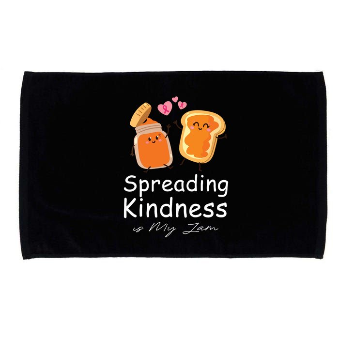 Funny Spreading Kindness Is My Jam Orange Unity Day Microfiber Hand Towel