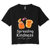 Funny Spreading Kindness Is My Jam Orange Unity Day Crop Top