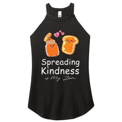 Funny Spreading Kindness Is My Jam Orange Unity Day Women's Perfect Tri Rocker Tank