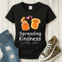 Funny Spreading Kindness Is My Jam Orange Unity Day Womens T-Shirt