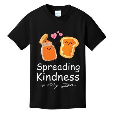 Funny Spreading Kindness Is My Jam Orange Unity Day Kids T-Shirt