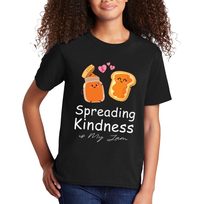 Funny Spreading Kindness Is My Jam Orange Unity Day Kids T-Shirt