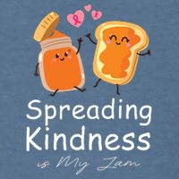 Funny Spreading Kindness Is My Jam Orange Unity Day Garment-Dyed Sweatshirt