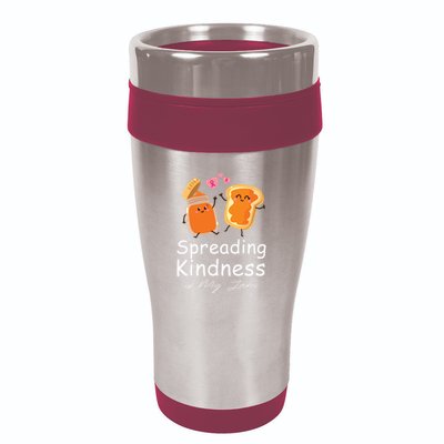 Funny Spreading Kindness Is My Jam Orange Unity Day 16oz Travel Tumbler