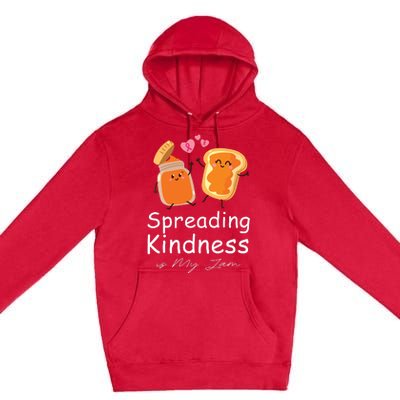 Funny Spreading Kindness Is My Jam Orange Unity Day Premium Pullover Hoodie