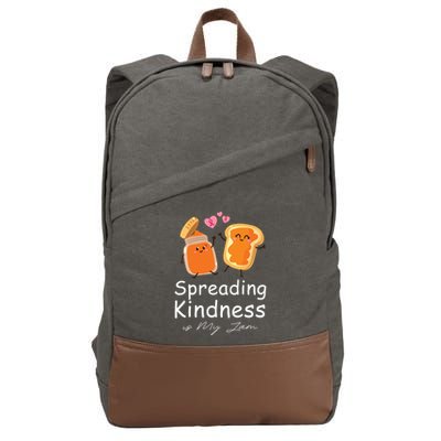 Funny Spreading Kindness Is My Jam Orange Unity Day Cotton Canvas Backpack