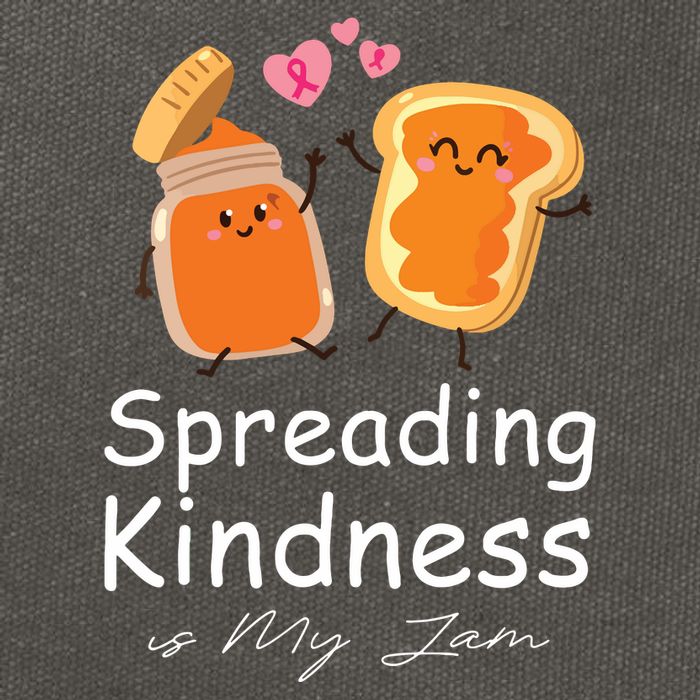 Funny Spreading Kindness Is My Jam Orange Unity Day Cotton Canvas Backpack