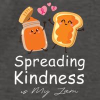 Funny Spreading Kindness Is My Jam Orange Unity Day Vector Backpack