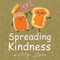 Funny Spreading Kindness Is My Jam Orange Unity Day Garment-Dyed Women's Muscle Tee