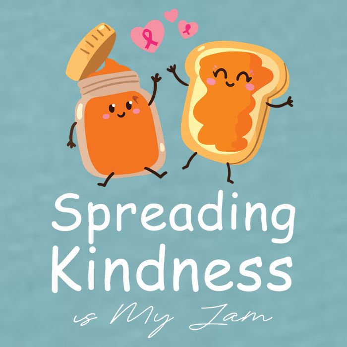 Funny Spreading Kindness Is My Jam Orange Unity Day Sueded Cloud Jersey T-Shirt