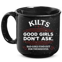 Funny Scottish Kilts Good Girl Don't Ask Scotland 15oz Campfire Ceramic Mug