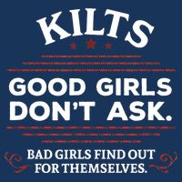 Funny Scottish Kilts Good Girl Don't Ask Scotland Magnet