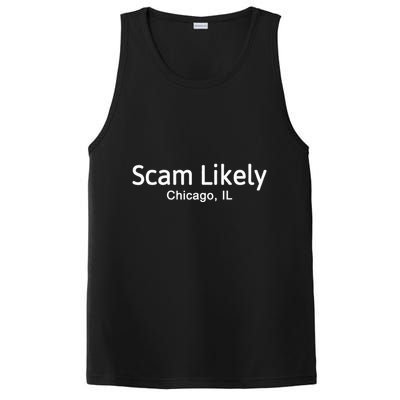 Funny Scam Likely Chicago Illinois Gift PosiCharge Competitor Tank