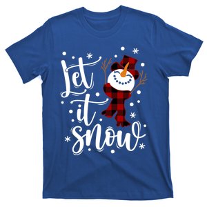 Funny Snow Let It Snow Snowflakes Merry Christmas Gift T-Shirt