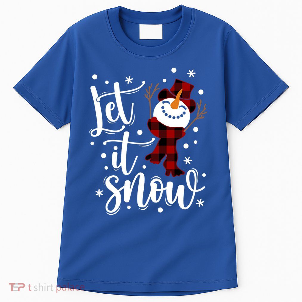 Funny Snow Let It Snow Snowflakes Merry Christmas Gift Tall T-Shirt