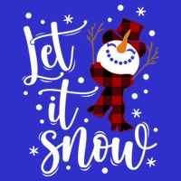 Funny Snow Let It Snow Snowflakes Merry Christmas Gift 16 in Basic Backpack