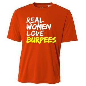 Fitness Saying Ladies Design Love Burpees Gift Cooling Performance Crew T-Shirt