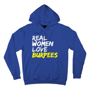 Fitness Saying Ladies Design Love Burpees Gift Hoodie