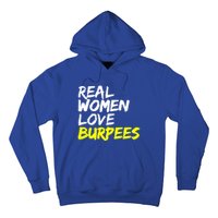 Fitness Saying Ladies Design Love Burpees Gift Hoodie