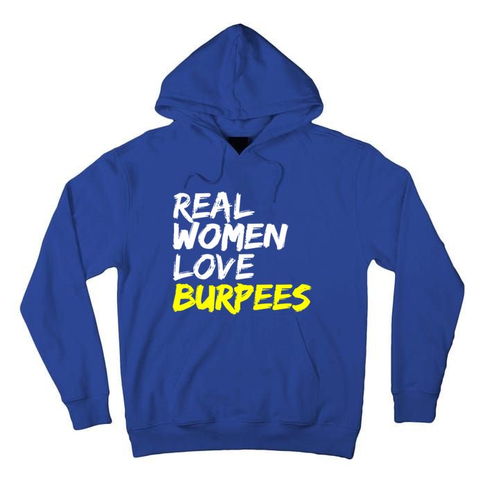 Fitness Saying Ladies Design Love Burpees Gift Tall Hoodie