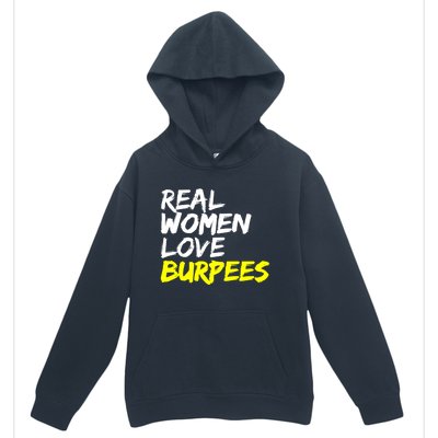 Fitness Saying Ladies Design Love Burpees Gift Urban Pullover Hoodie