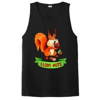 Funny Squirrel Lover Quote I Love Nuts Squirrel Pet Owner PosiCharge Competitor Tank