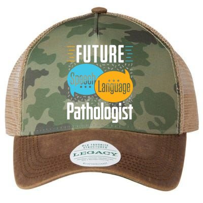 Future Speech Language Pathologist Slp Speech Therapist Great Gift Legacy Tie Dye Trucker Hat