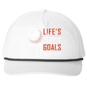 Funny Soccer Lover Girl Boy Teen Soccer Player Fans Coaches Gift Snapback Five-Panel Rope Hat