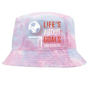 Funny Soccer Lover Girl Boy Teen Soccer Player Fans Coaches Gift Tie-Dyed Bucket Hat