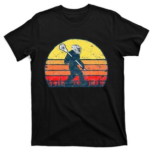 Funny Sasquatch Lax Bigfoot Lacrosse T-Shirt