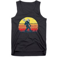 Funny Sasquatch Lax Bigfoot Lacrosse Tank Top