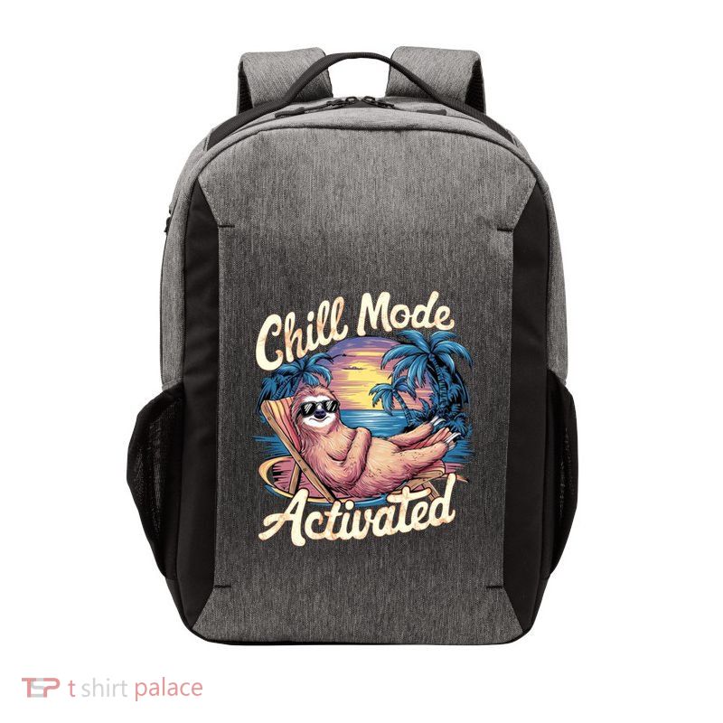 Funny Sloth Lover Summer Beach Vibes Family Vacation Gift Vector Backpack