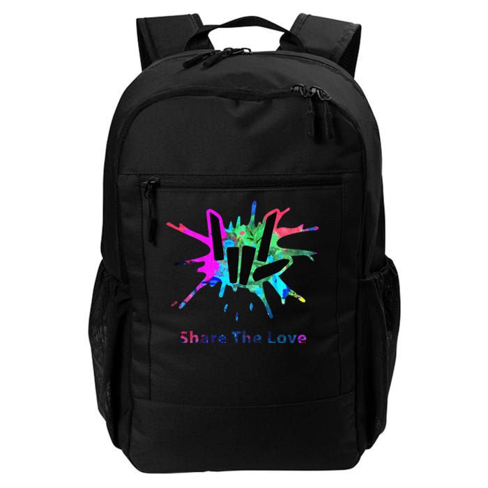 Funny Share Love Merch Gift Daily Commute Backpack