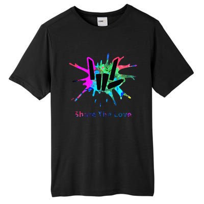 Funny Share Love Merch Gift Tall Fusion ChromaSoft Performance T-Shirt