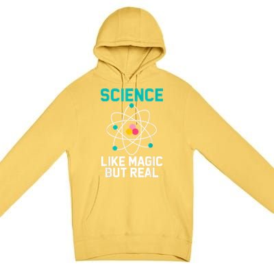 Funny Science Like Magic But Real Premium Pullover Hoodie