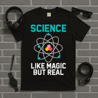 Funny Science Like Magic But Real T-Shirt