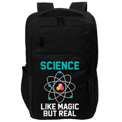 Funny Science Like Magic But Real Impact Tech Backpack