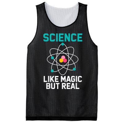 Funny Science Like Magic But Real Mesh Reversible Basketball Jersey Tank