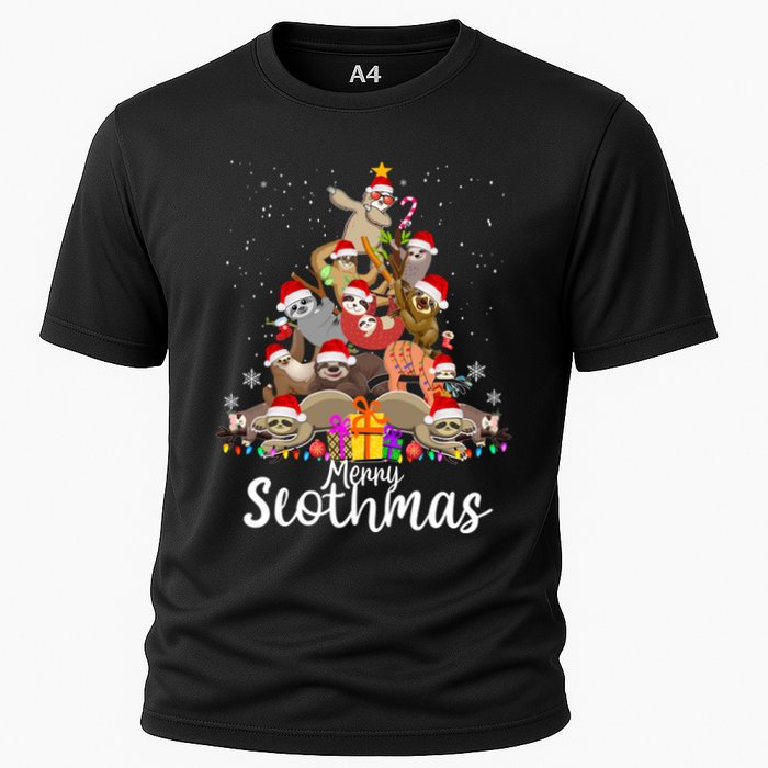 For Sloth Lovers Cool Gift Cooling Performance Crew T-Shirt
