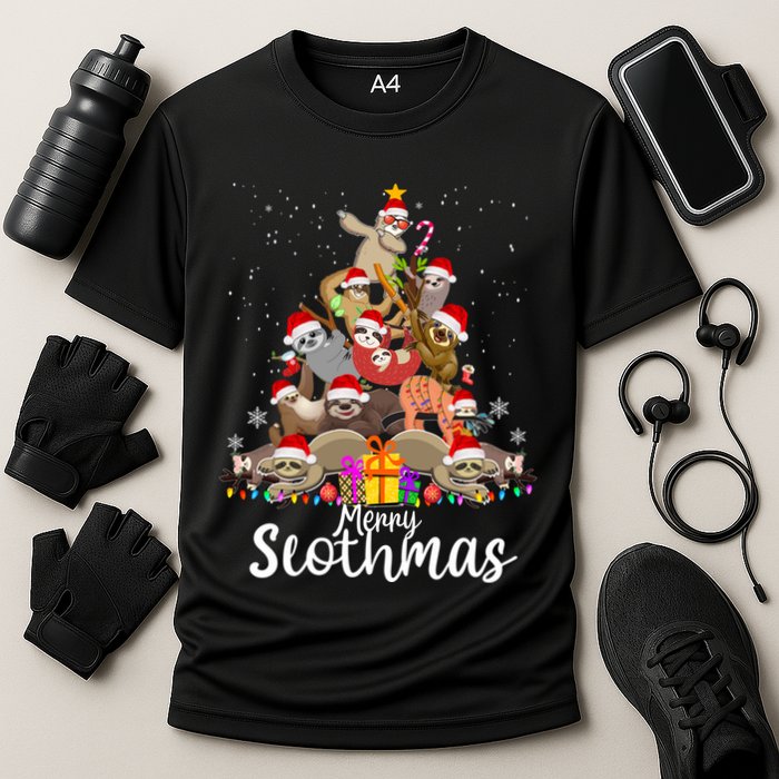 For Sloth Lovers Cool Gift Cooling Performance Crew T-Shirt