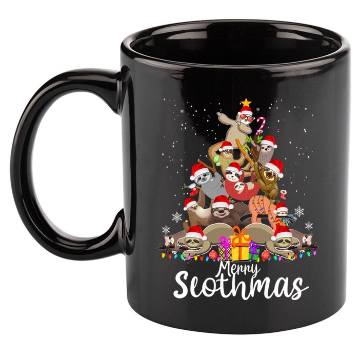 For Sloth Lovers Cool Gift 11oz C Handle Ceramic Mug