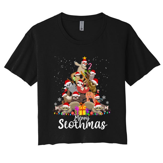 For Sloth Lovers Cool Gift Crop Top