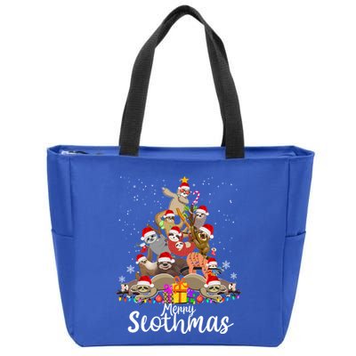 For Sloth Lovers Cool Gift Zip Tote Bag